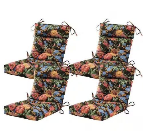 Seat/Back Outdoor Chair Cushions 20 in. x 20 in. x 4 in., 4 Pack - Lot 629JF