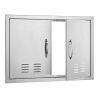 VEVOR Stainless Steel Flush Mount Access Door, 20.94 in. 2-Door - Thumbnail 1