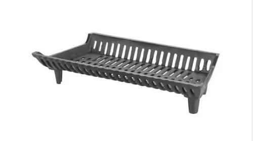 Liberty Foundry 27 in. Cast Iron Heavy-Duty Fireplace Grate with 2 in. Clearance - Lot 207JF