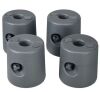 Outsunny HDPE Water or Sand Filled Canopy Weights, Set of 4 - Thumbnail 1