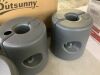 Outsunny HDPE Water or Sand Filled Canopy Weights, Set of 4 - Thumbnail 4
