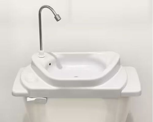 SINKOLOGY SinkPositive GreenFlow Toilet Tank Sink in Crisp White - Lot 711JF