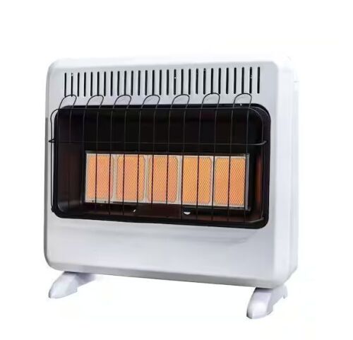 Mr. Heater 20,000 BTU Vent Free Radiant Natural Gas or Propane Dual Fuel Space Heater - Lot 66JF