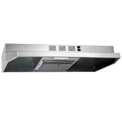 AKDY 30-in Stainless Steel Under Cabinet Range Hood with Charcoal Filter - Lot 209JF