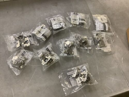 Sapphire 1-1/4 in. Partial Overlay Self-Closing Concealed No Radius Cabinet Hinge in Satin Nickel - (Set of 24) - Lot 620JF