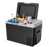 32QT Outdoor Refrigerator Portable Car Freezer in Black, -4℉~50℉, Garage Ready, LED Control - Thumbnail 1