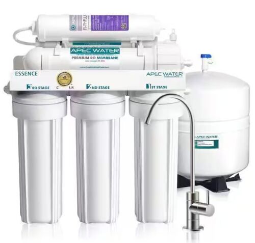 APEC Water Systems Essence Premium Quality 75 GPD pH+ Alkaline Mineral Under-Sink Reverse Osmosis Drinking Water Filter System - Lot 112JF