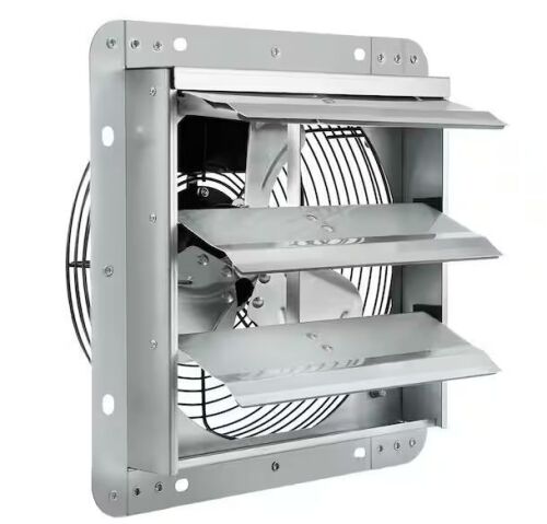 VEVOR 10 in. Aluminum Wall Mount Shutter Exhaust Fan High-Speed 820 CFM - Lot 610JF