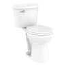 Gerber Maxwell Choice 12 in. Rough-in 2 Piece 1.28 GPF Single Flush Round Chair Height Toilet in White with Soft Close Seat - Thumbnail 1