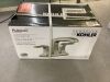 KOHLER Rubicon 4 in. Centerset Double Handle Bathroom Faucet in Vibrant Brushed Nickel - Thumbnail 2