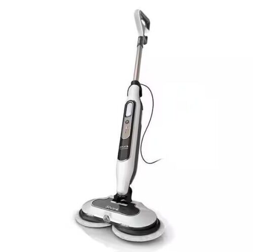 Shark Steam and Scrub Corded Steam Mop and Cleaner for Hard Floors White with Steam Blaster Technology - Lot 303JF
