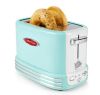 Nostalgia Retro 900 W 2-Slice Aqua Wide Slot Bagel Toaster - Thumbnail 1