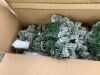 12' Pre-Lit Snow Flocked Artificial Pine Christmas Tree w/ Warm White Lights - Thumbnail 3