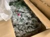 12' Pre-Lit Snow Flocked Artificial Pine Christmas Tree w/ Warm White Lights - Thumbnail 3