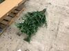 12' Pre-Lit Artificial Aspen Slim Noble Fir Christmas Tree w/ Metal Stand - Thumbnail 4