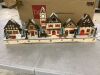 Pre-Lit Wooden Christmas Village, Winter Mantel Decor w/ 20 LED Lights - Thumbnail 2
