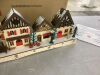 Pre-Lit Wooden Christmas Village, Winter Mantel Decor w/ 20 LED Lights - Thumbnail 5