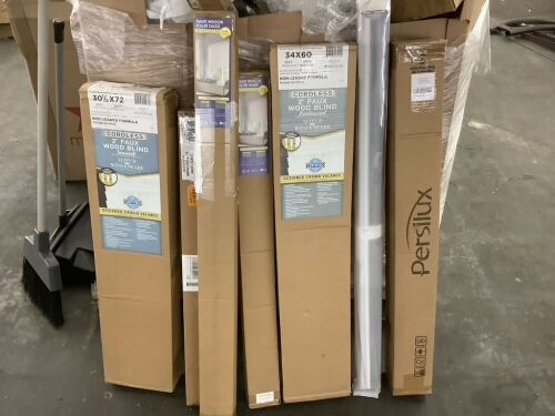 Lot of Various Blinds & Shades - Uninspected - Lot 386