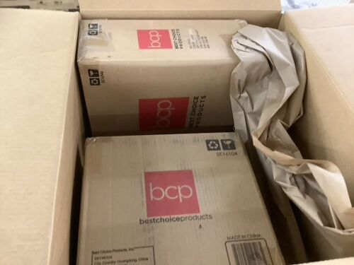 Lot of (1) Set of 3 Pre-Lit Ceramic Tabletop Christmas Trees & (1) Portable Sewing Machine - Uninspected - Lot 782