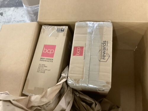 Lot of (1) Set of 3 Pre-Lit Ceramic Tabletop Christmas Trees & (1) Portable Sewing Machine - Uninspected - Lot 783