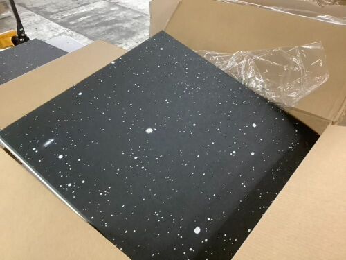 Peel & Stick LED Galaxy Ceiling Tiles, 2' x 2', 6 Pack - Lot 290