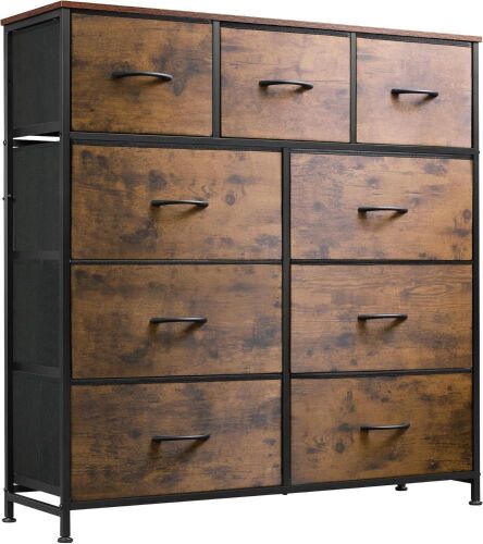 WLIVE 9-Drawer Dresser with Fabric Drawers - Lot 160
