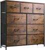 WLIVE 9-Drawer Dresser with Fabric Drawers - Thumbnail 1