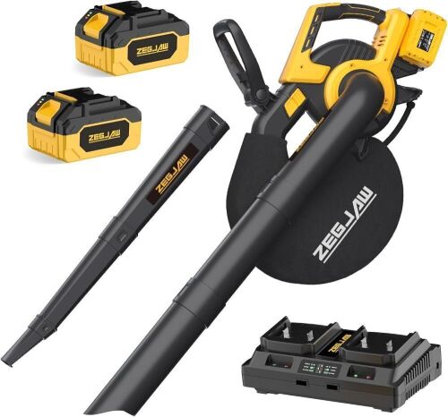 3-in-1 Leaf Blower Vacuum Mulcher with Bag, 40V 330CFM - Lot 157