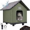 FURHOME Collective Heated Indoor/Outdoor Cat House - Thumbnail 1