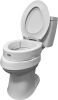 Lot of (2) Carex Elongated Hinged Toilet Seat Riser - Thumbnail 1