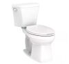Gerber Avalanche Two-Piece 1.28 GPF Single Flush Elongated ADA Toilet in White with Slow Close Seat - Thumbnail 1
