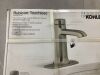 KOHLER Rubicon Battery Powered Touchless Single Hole Bathroom Faucet in Vibrant Brushed Nickel - Thumbnail 3