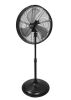 Commercial Electric 20 in. Oscillating Pedestal Fan with Adjustable Height in Black - Thumbnail 1