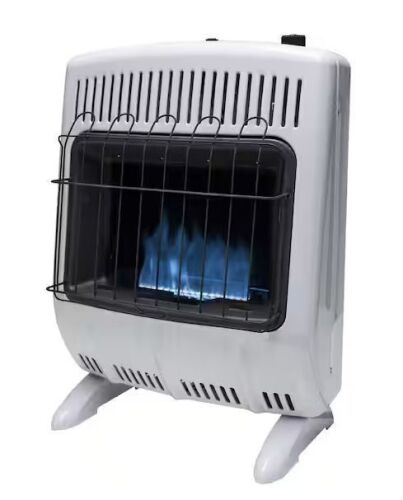 Mr. Heater 20,000 BTU Vent Free Blue Flame Natural Gas Indoor Space Heater - Missing 1 Foot - Lot 118JF
