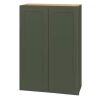 Hampton Bay Avondale 30 in. W x 12 in. D x 42 in. H Ready to Assemble Plywood Shaker Wall Kitchen Cabinet in Fern Green - Thumbnail 1