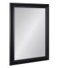Kate and Laurel Dalat 22 in. W x 28 in. H Black Rectangle Traditional Framed Decorative Wall Mirror - Thumbnail 1