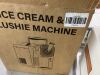 Hooure 68 oz. White Large Capacity Self-Cleaning Snow Cone Machine and Ice Cream Maker with 6 Smart Modes, No Ice Required - Thumbnail 8