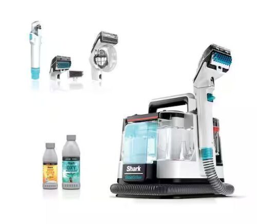 Shark StainStriker Portable Corded Upholstery, Car, Rug and Carpet Cleaner with Spot and Pet Odor Remover in White - Lot 125JF