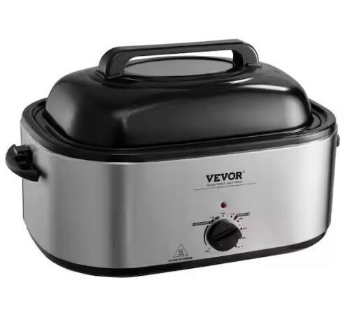VEVOR Electric Roaster Oven 26 qt. 1450-Watt with Defrost and Warm Function - Lot 126JF