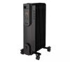 Konwin 1500-Watt Black Indoor Electric Oil-Filled Radiator Convection Radiant Space Heater with Remote Control - Thumbnail 1