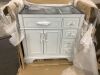 Home Decorators Collection Melpark 36 in. Single Sink Dove Gray Bath Vanity - No Top - Thumbnail 2