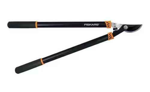Fiskars 1-1/2 in. Cut Capacity Low-Friction Steel Blade, 28 in. Bypass Lopper with Non-Slip Handles - Lot 513JF