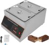 Stainless Steel Electric Chocolate Melter 500W 26.46 lbs 2 Tanks - Thumbnail 1