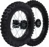 60/100-14 Front + 80/100-12 Rear Wheels for Pit Bike - Thumbnail 1