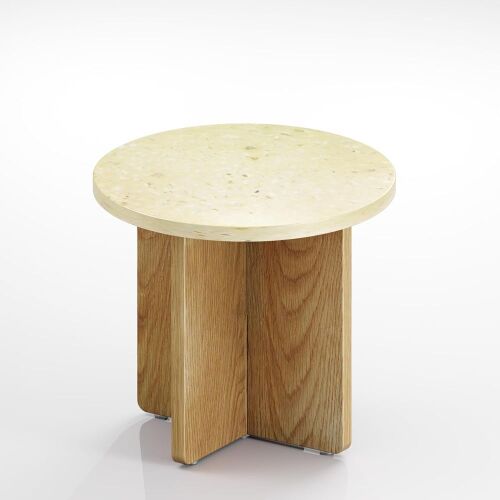 Melino Coffee Table 14in, Plena Pearl - Lot 295