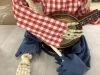 Halloween Animatronics Banjo Playing Skeleton, 3.2 ft - Thumbnail 6