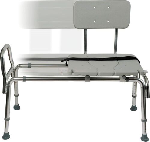 DMI Tub Transfer Bench and Shower Chair with Non Slip Aluminum Body - Lot 595