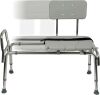 DMI Tub Transfer Bench and Shower Chair with Non Slip Aluminum Body - Thumbnail 1