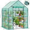 Greenhouse for Outdoors with Screen Windows, 57 x 57 x 76" - Thumbnail 1