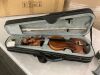 1/4 Acoustic Violin with Hard Case - Thumbnail 1